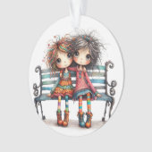 World's 最高の Sister /  Friend - See Back. オーナメント (正面)