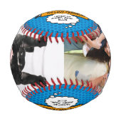 World's 最高の Stepfapfather, Stepdad 2 Photo Blue 野球ボール (正面)