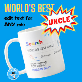 WORLDS 最高の UNCLE – 検索おもしろい結果 コーヒーマグカップ