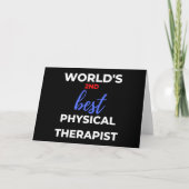 World's 2nd Best Physical Therapist カード (正面)