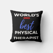 World's 2nd Best Physical Therapist クッション (正面)