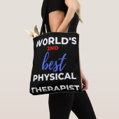 World's 2nd Best Physical Therapist トートバッグ (クローズアップ)