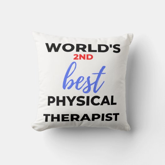 World's 2nd Best Physical Therapist 2 クッション (正面)