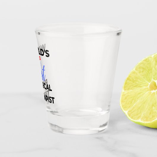 World's 2nd Best Physical Therapist 2 ショットグラス (右)