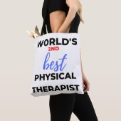 World's 2nd Best Physical Therapist 2 トートバッグ (クローズアップ)
