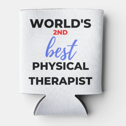 World's 2nd Best Physical Therapist 2 缶クーラー (正面)