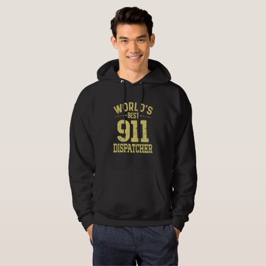 World's Best 911 Dispatcher Job Title 911 Dispatch パーカ (正面フル)