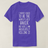 Worlds Best Baker Tシャツ (デザイン正面)