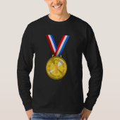 World's Best Beer Drinker Award Medal Tシャツ (正面)