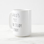 World's Best Bible Studdy Buddy コーヒーマグカップ (正面左)
