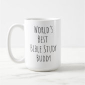 World's Best Bible Studdy Buddy コーヒーマグカップ (左)