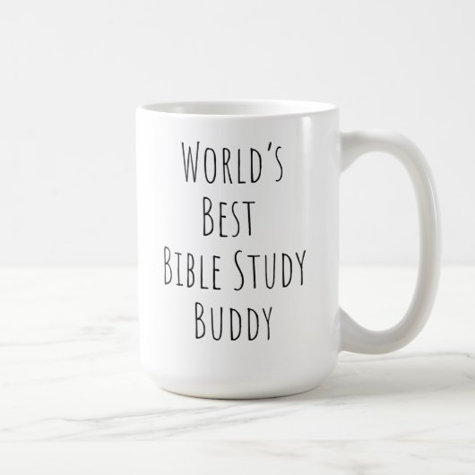 World's Best Bible Studdy Buddy コーヒーマグカップ (右)