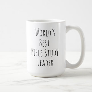 World's Best Bible Study Leader コーヒーマグカップ