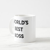 World's best boss コーヒーマグカップ (正面左)