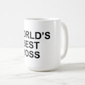 World's Best Boss Mug コーヒーマグカップ (正面右)
