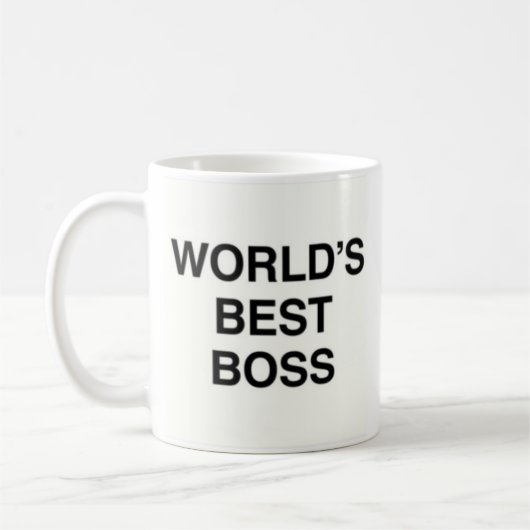 world's best boss the office mug コーヒーマグカップ (左)