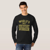 World's Best Brewery Worker Job Title Brewery Work Tシャツ (正面フル)