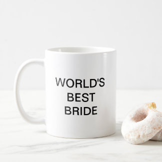 World's best BRIDE コーヒーマグカップ