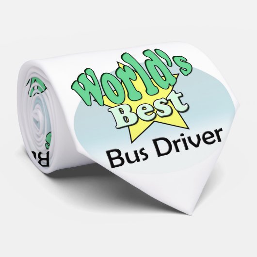 World's best Bus Driver ネクタイ (ロール)