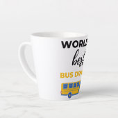 World's Best Bus Driver bl カフェラテマグ (左アングル)
