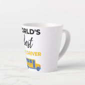 World's Best Bus Driver bl カフェラテマグ (右アングル)