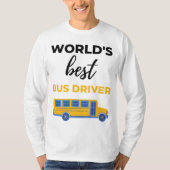 World's Best Bus Driver bl Tシャツ (正面)