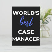 World's Best Case Manager サンキューカード (スタンド正面)