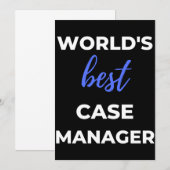 World's Best Case Manager サンキューカード (正面/裏面)
