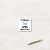 World's Best Case Manager 2 ポストイット (デスク上)
