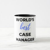 World's Best Case Manager 2 マグカップ (中央)