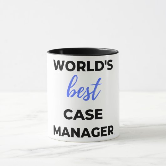 World's Best Case Manager 2 マグカップ (中央)