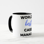 World's Best Case Manager 2 マグカップ (正面左)