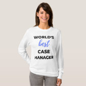 World's Best Case Manager 2 Tシャツ (正面フル)