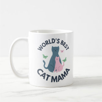 World's Best Cat Mama コーヒーマグカップ