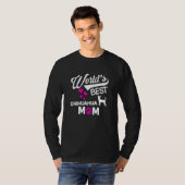 World's Best Chihuahua Mom Tシャツ (正面フル)