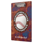 World's Best Coach & Image 1イメージオプションパパ クリップボード (左)