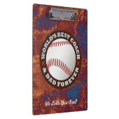 World's Best Coach & Image 1イメージオプションパパ クリップボード (右)