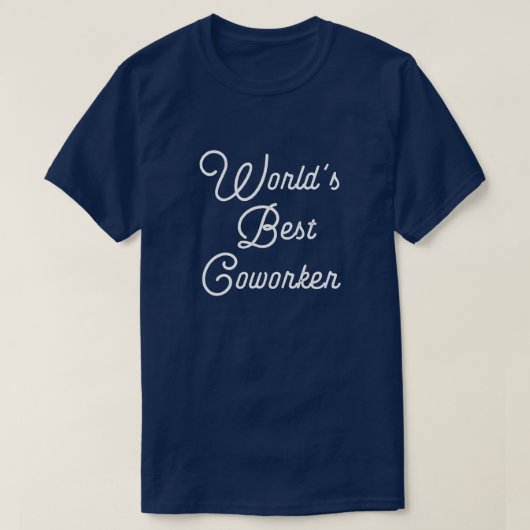 World's Best Coworker Tシャツ (デザイン正面)