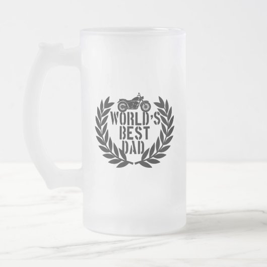 World's Best Dad  フロストグラスビールジョッキ (左)