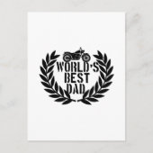 World's Best Dad  ポストカード (正面)