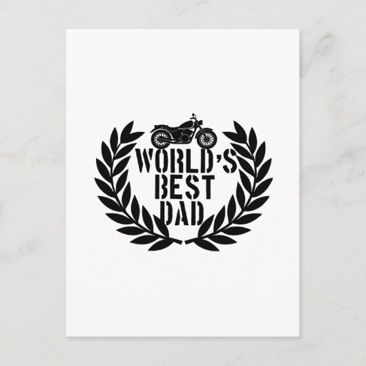 World's Best Dad  ポストカード (正面)