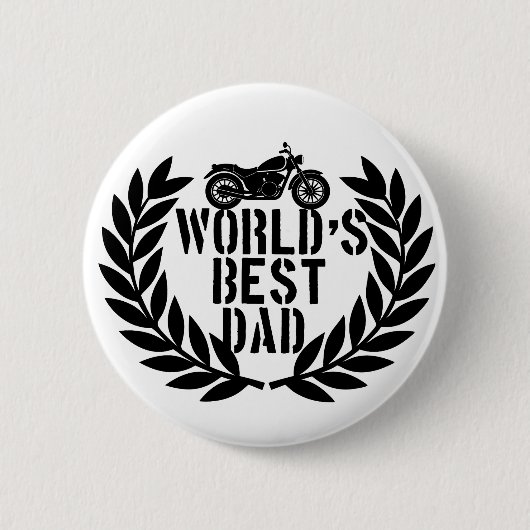 World's Best Dad  缶バッジ (正面)