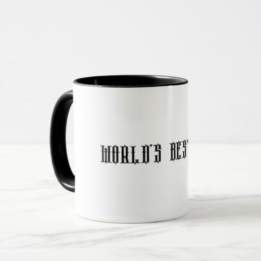 world's best dad coffee mug マグカップ (正面左)