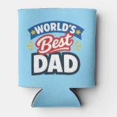 World's Best Dad Custom Photo 缶クーラー (正面)