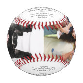 World's Best Dad Definition 2 Photo Fun 野球ボール (正面)