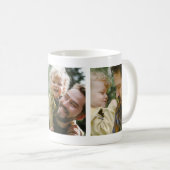 World's Best Dad Name and Photos コーヒーマグカップ (正面右)