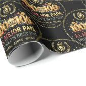 World's Best Dad / Papel de Regalo ラッピングペーパー (ロールコーナー)