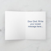 Worlds Best Dad Photo Card | Father's Day 2026 カード (内部)
