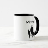 World's Best Dad with Name Mug マグカップ (正面右)