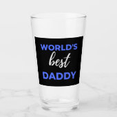 World's Best Daddy タンブラーグラス (正面)
